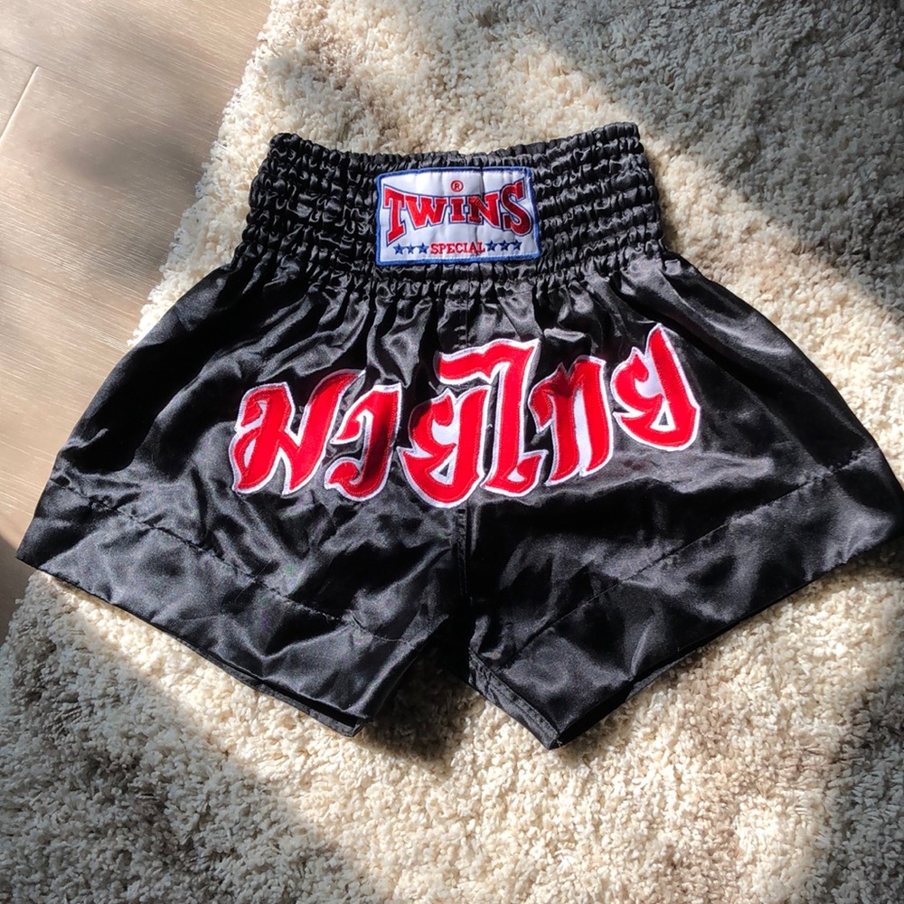 Twins Muay Thai Boxing Shorts - Black